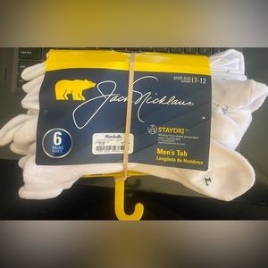 Jack Nicklaus staydri 6 pair- white socks